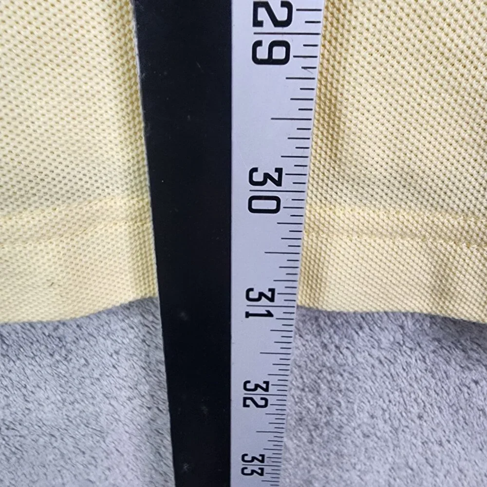 Mens Yellow Roundtree & Yorke Gold Label Polo Shirt Short Sleeve Size XXL